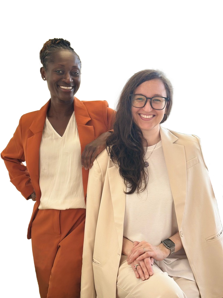 Abena and Clau joint portrait